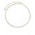 Choker riviera fina maleável banhada a ouro ou ródio - CK525