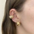 Piercing Fake Rosca Larga Liso Banhado No Ouro - PF258