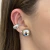 Piercing Fake Rosca Larga Liso Banhado No Ouro ou Ródio - PF256