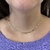 Choker Medalhinhas Banhado No Ouro/Ródio - CK740