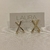 Brinco de X Liso banhado a ouro - BR1440 - LAURA ASSUNÇÃO SEMIJOIAS 