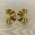 Brinco em Formato C Banhado no Ouro ou Ródio - BR2251 - LAURA ASSUNÇÃO SEMIJOIAS 