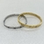 Bracelete Carti er Love Nome Com Zircônias Em Aço e Aço Banhado No Ouro - PL1181 - comprar online