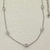 Choker de Zircônias Ovais no Banho Ródio/ Ouro - CK729 na internet