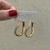 Argola Ondulada Cravejada P/M/G Banhado No Ouro/Ródio - ARG140/ARM281/ARP1195 - comprar online