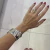 Bracelete Orgânico Com Bordas Em Alto Relevo Banhado No Ouro/Ródio - PL1526 - LAURA ASSUNÇÃO SEMIJOIAS 