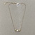 Colar Pérola + 2 Baguetes Irregulares na Corrente Rabo de Rato Banhado a Ouro - CL2382 - comprar online