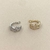 Piercing Fake Ondulado Cravejado Com Zircônias Banhado No Ouro/Ródio - PF244 - comprar online