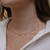 Choker Pontinhos De Luz E Medalhinhas Penduradas Banhada No Ouro - CK861