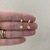 Brinco Gotinha Cristal Penduradinha na Base Curva e Lisa Banhado a Ouro - BR3135 na internet