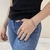 Pulseira Riviera Rígida Com Zircônias de 3mm e 3 garras Banhada No Ródio - PL1447