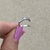 Piercing Fake Uma Fileira Com Zircônias Formato Baguete Banhado No Ouro/Ródio - PF279 - comprar online
