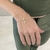 Pulseira Terço Com Zircônias Banhado No Ouro - PL1268