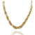 Choker Corrente Elos Interligados Banhada a Ouro - CK557