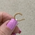 Imagem do Piercing Fake Uma Fileira Com Zircônias Formato Baguete Banhado No Ouro/Ródio - PF279