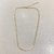 Colar Setinhas Lisas Banhada No Ouro/Ródio - CK903 na internet
