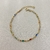 Pulseira Saladinha Com Pedras Ovais Banhada No Ouro - PL1531 na internet