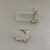 Brinco Ear Cuff Gotinhas Cravejadas em Volta Da Pedra Banhado No Ouro/Ródio - BR2916 - LAURA ASSUNÇÃO SEMIJOIAS 