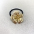 Gominha De Cabelo Com Flor de Metal Dourada Com Miolo De Strass - PS304 - comprar online
