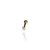 Piercing Tragus Zircônia 2mm Haste de 8mm Rosca de Bolinha Dourado/Prata - PC85 - LAURA ASSUNÇÃO SEMIJOIAS 