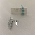 Brinco Ear Cuff de Gotas Turmalinas Cravejadas com Zircônias Banhado No Ródio - BR2937 na internet