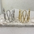 Bracelete Com Design Zig Zag Arredondado Em Degradê Banhado No Ouro/Ródio - PL1318 - comprar online