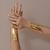 Bracelete Gladiadora Liso e Largo Banhado No Ouro - PL1417 - LAURA ASSUNÇÃO SEMIJOIAS 