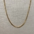 Colar Corrente Quadradinha banhada No Ouro - CL1201 - comprar online