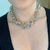 Choker Corrente Média Banhado No Ouro/Ródio Branco - CK504 - loja online