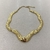 Colar Ondulado Martelado Articulado Banhado No Ouro/Ródio - CK834 - comprar online