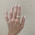 Anel Quadrado Cravejado Com Baguetes De Zircônias Banhado No Ouro - AN1538 na internet