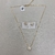 Conjunto Chuveirinho Todo Cravejado Com Zircônias Banhado No Ouro - CJ423/CL200