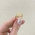Imagem do Anel Oval Cravejado Com Zircônias Banhado No Ouro/Ouro - AN1535