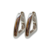 Argola Triangular Grande Prata/Dourada - ARG104 - loja online