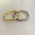 Bracelete Ondulado Prata/Dourado - PL1301 - comprar online