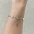 Pulseira Corações No Fio Veneziano Banhado No Ródio/Ouro - PL1281 - loja online