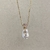 Colar Com Pingente De Pérola Barroca Com Base De Zircônias Lilás e Rosa Banhado No Ouro - CL2331 - LAURA ASSUNÇÃO SEMIJOIAS 