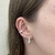 Piercing Fake Ondulado Cravejado Com Zircônias Banhado No Ouro/Ródio - PF244 na internet