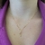Pingente Menino/Menina Vazado Com Detalhe Em Zircônia Banhado No Ouro - PG295 - comprar online