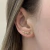 Brinco Ear Cuff Corações sem Tarraxa Banhado No Ouro - BR1521