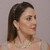 Brinco Retangular Com Zircônias Banhado no Ouro - BR2619 - comprar online