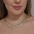 Choker Articulada Com Pecinhas Retangulares E Zircônias Banhado No Ouro - CK822