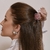 Piranha De Cabelo Duas Flores Com Pétalas de Organza - PS315 - loja online