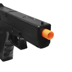 PISTOLA DE AIRSOFT SPRING QG17 PL 6MM QGK + 1000 BBS + ALVOS - QG Airsoft | A Maior Loja de Airsoft do Brasil | Tudo para Airsoft