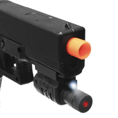 PISTOLA DE AIRSOFT SPRING QG07 SLIDE METAL 6MM QGK + BBS + ALVOS