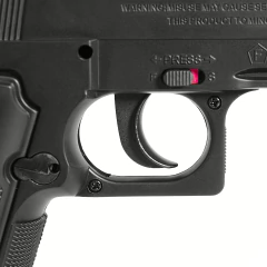 Imagem do PISTOLA PRESSÃO AIRGUN COLT 1911 NBB 4,5MM QGK +MALETA + CO2