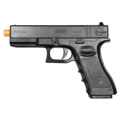 PISTOLA DE AIRSOFT SPRING QG17 PL 6MM QGK + BBS + ALVOS na internet