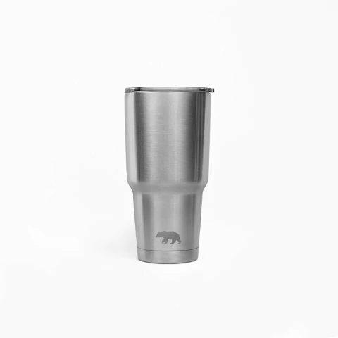 COPO TÉRMICO TUMBLER 30 OZ 887 ML QGK INOX COM TAMPA