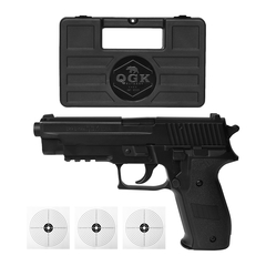 PISTOLA DE AIRGUN SPRING S226 6MM QGK + MALETA + ALVO