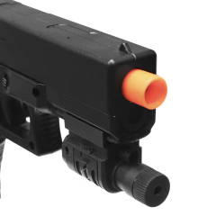 PISTOLA AIRSOFT SPRING QG17 SLIDE METAL + LASER 6MM QGK - loja online